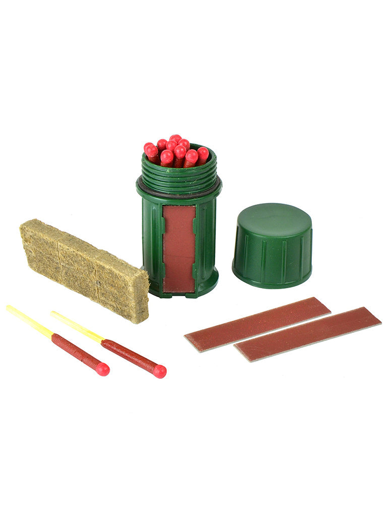 Adventure Ready | Mini Firestarter Kit with Waterproof Matches & Biofuel Tinder for Reliable Fire Starting 0