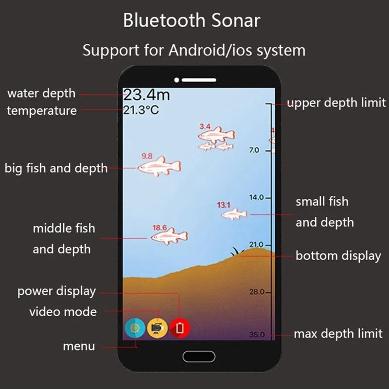 Alvore Smart Sonar Fish Finder Alvore