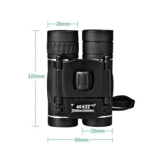 HD Binoculars 40x22 High Magnification Telescope for Outdoor Adventures 5