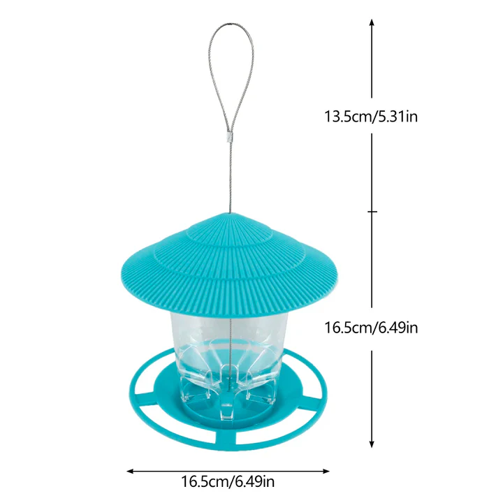 Hanging Bird Feeder with Automatic Seed Dispenser Alvore