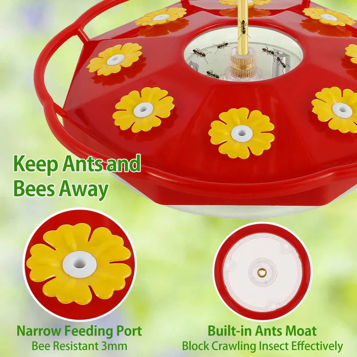 Flower-Shaped Hummingbird Feeder Alvore