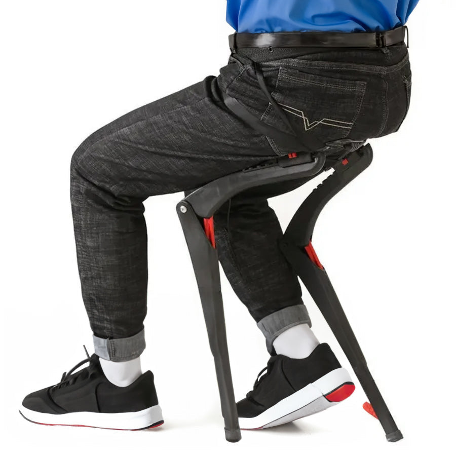 Wearable Exoskeleton Folding Sports Chair Alvore