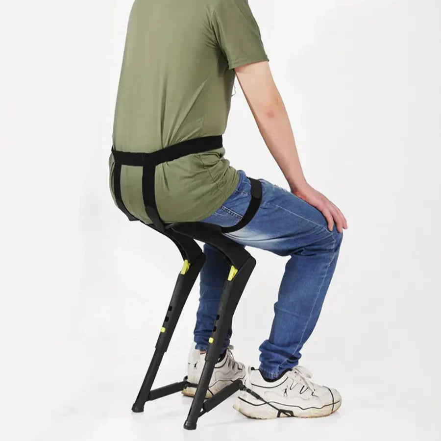 Wearable Exoskeleton Folding Sports Chair Alvore