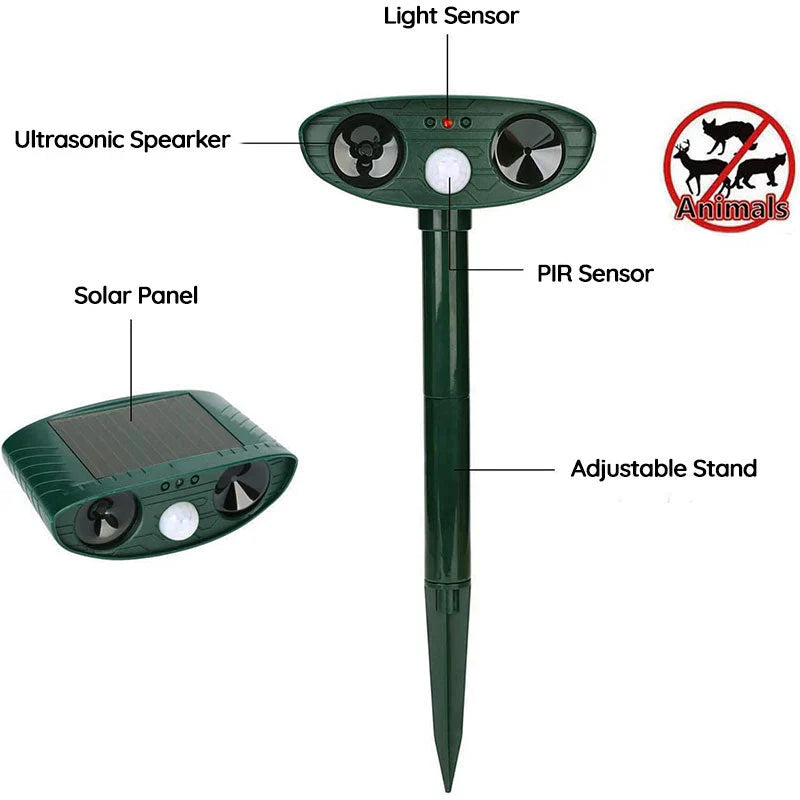 Ultrasonic Armadillo Repellent Alvore