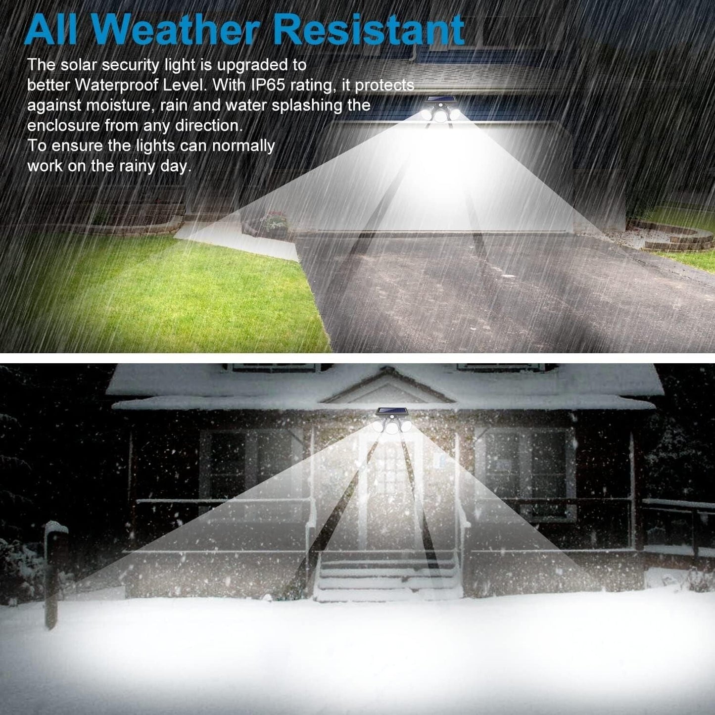 Solar Security Floodlight with Motion Sensor Alvore