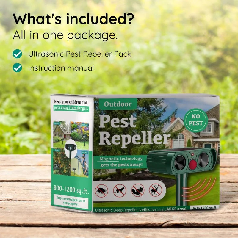 Ultrasonic Armadillo Repellent Alvore