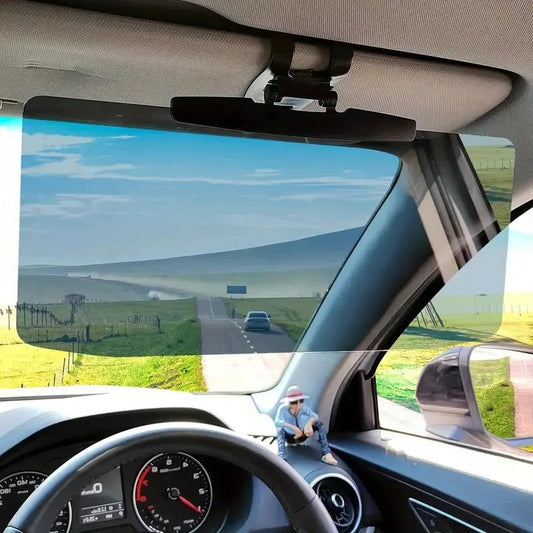 Comfort Drive | Car Sun Visor Extender with Polarized Lenses | Adjustable Anti-Glare Shield for Day and Night Protection 0