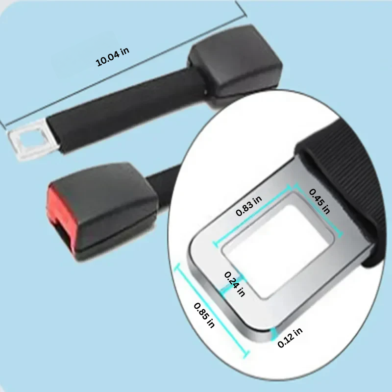 Comfort Extend | 11-Inch Rigid Seat Belt Extender with Easy Access | Durable Design for Enhanced Vehicle Comfort 5