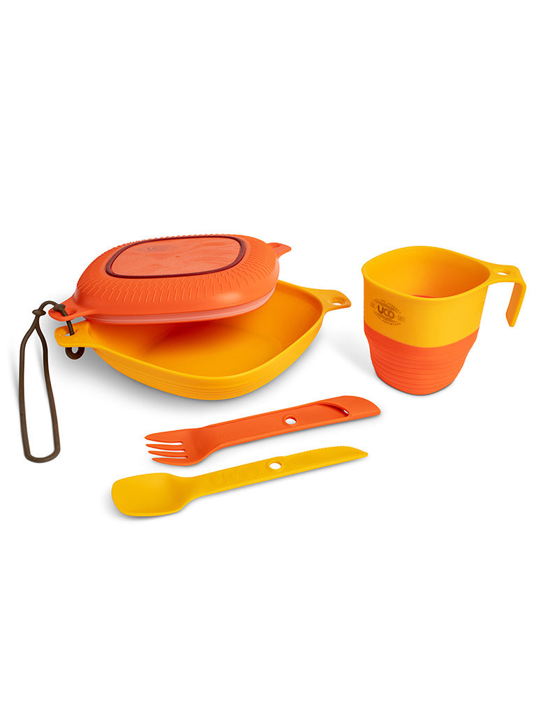 Eco-Friendly Mess Kit | 6-Piece Camping Set with Collapsible Cup | Durable and Microwave Safe for Outdoor Adventures 2