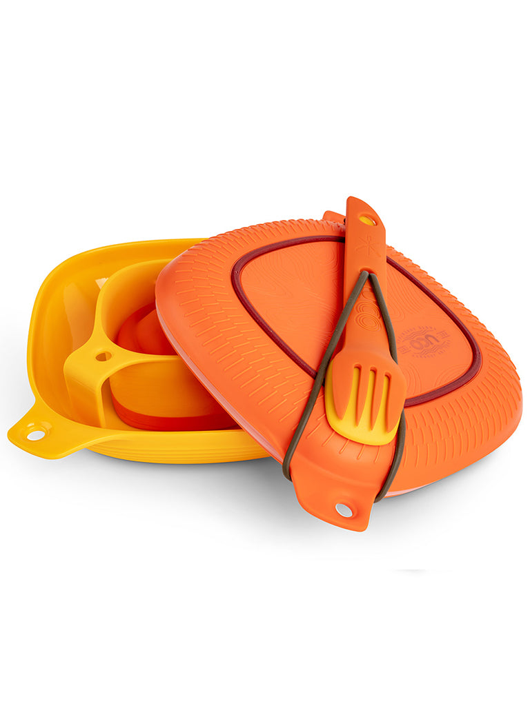 Eco-Friendly Mess Kit | 6-Piece Camping Set with Collapsible Cup | Durable and Microwave Safe for Outdoor Adventures 3