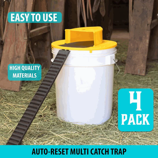Eco-Friendly | Humane Mouse Trap Bucket Lid with Automatic Reset for Safe Rodent Control 1