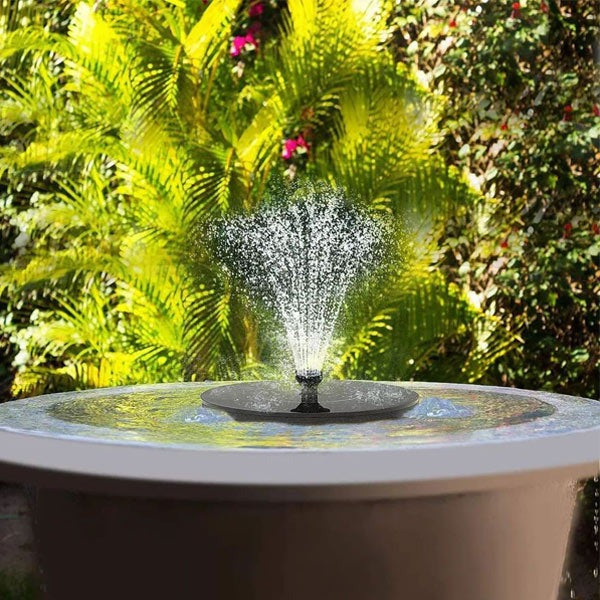 EcoFlow | Solar Water Fountain with Automatic Activation | Eco-Friendly Outdoor Decor for Gardens and Birdbaths 0