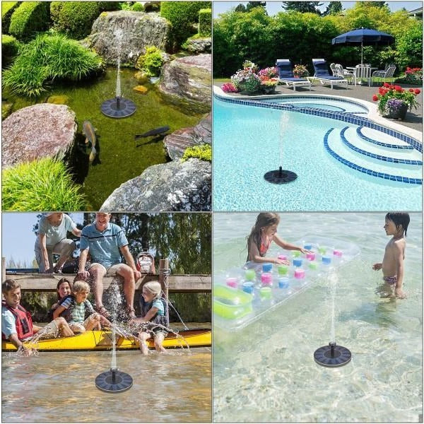 EcoFlow | Solar Water Fountain with Automatic Activation | Eco-Friendly Outdoor Decor for Gardens and Birdbaths 2
