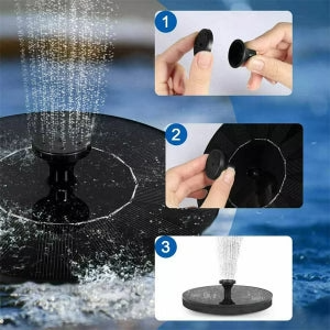 EcoFlow | Solar Water Fountain with Automatic Activation | Eco-Friendly Outdoor Decor for Gardens and Birdbaths 3