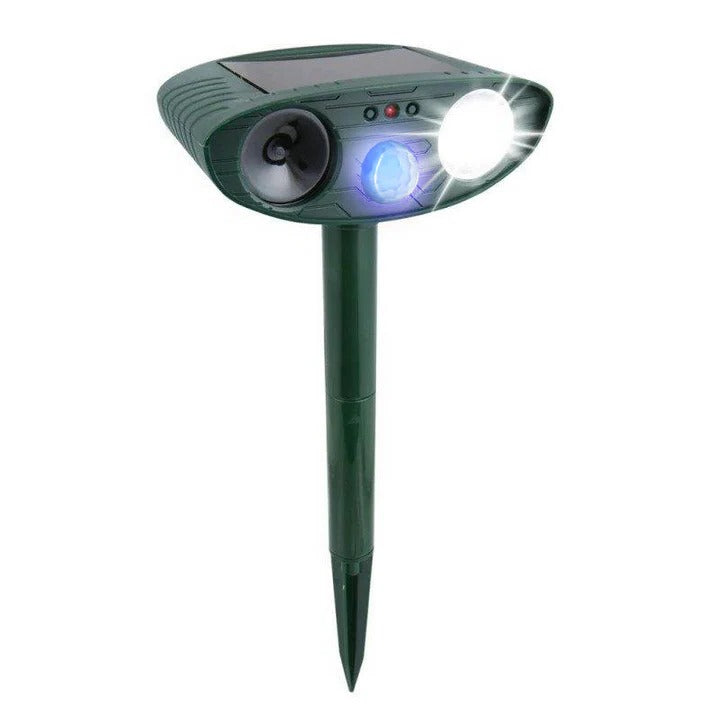 EcoGuard | Ultrasonic Rabbit Repeller with Solar Power & Motion Detection | Humane Solution for Garden Protection 0