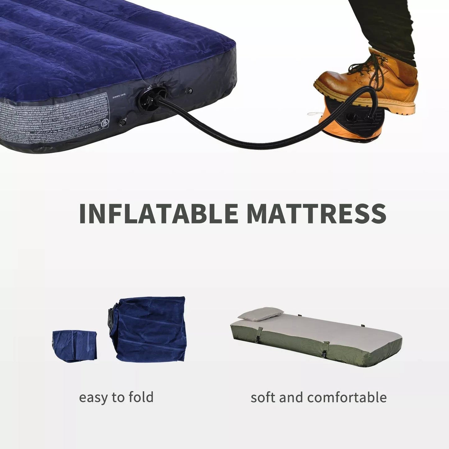Elevated Camping Cot Tent | 1 Person Backpacking Tent with Integrated Air Mattress & Sleeping Bag for Ultimate Comfort 6