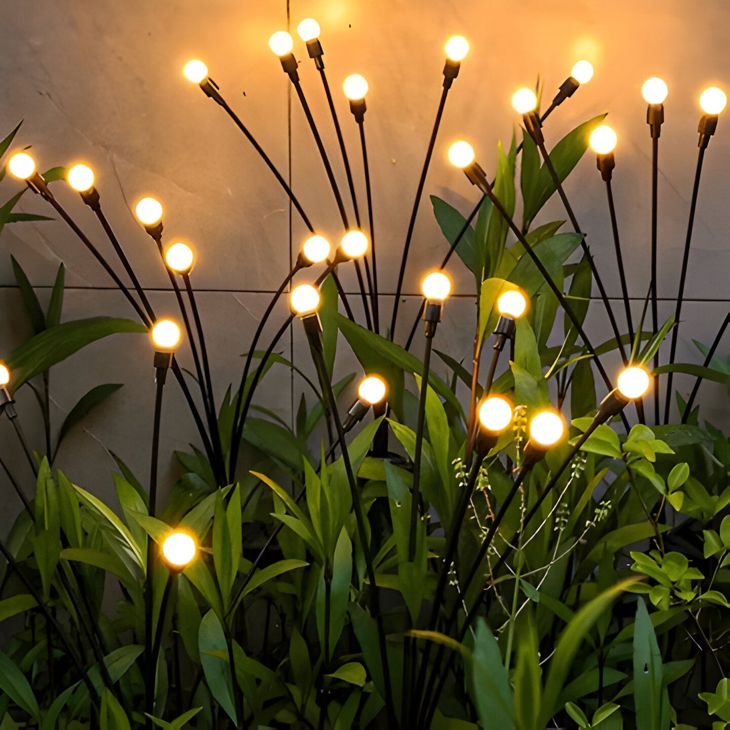 Enchanting Solar Firefly Garden Lights with Flexible Motion | Whimsical Outdoor Illumination for Magical Ambiance 0