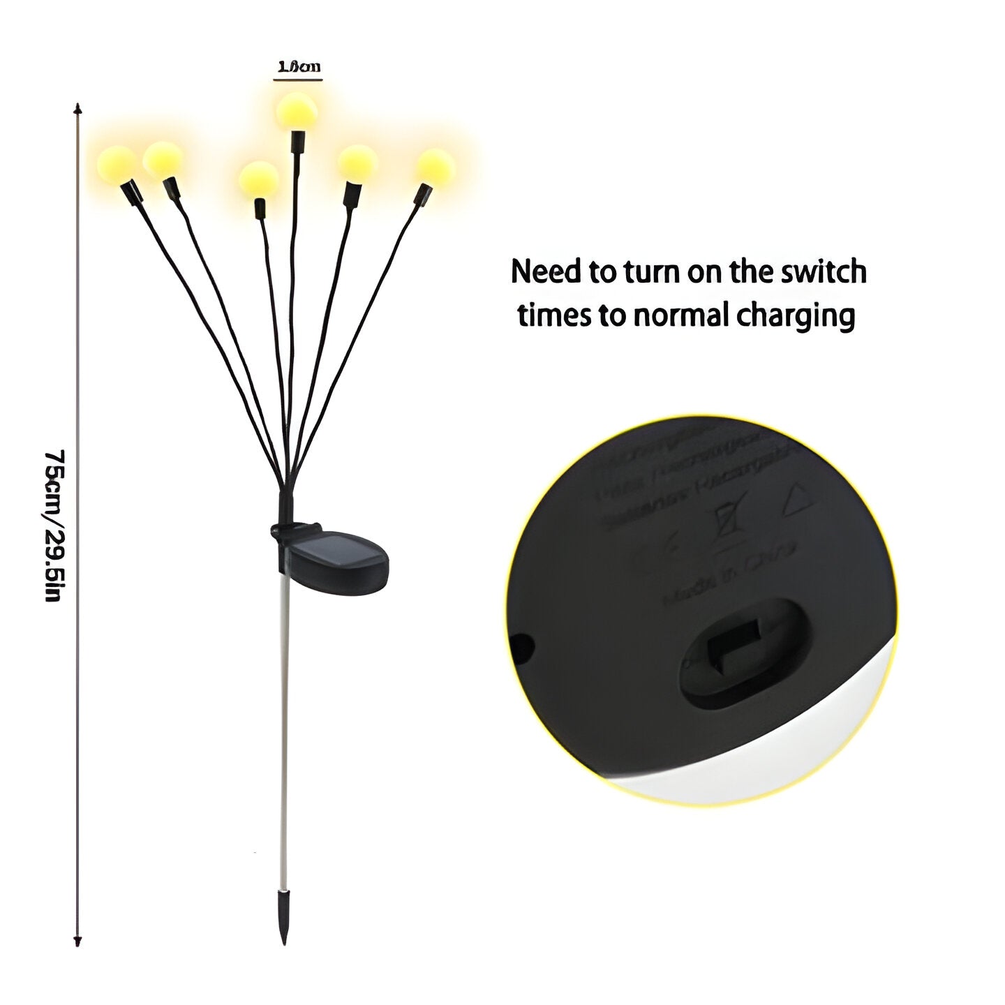 Enchanting Solar Firefly Garden Lights with Flexible Motion | Whimsical Outdoor Illumination for Magical Ambiance 6