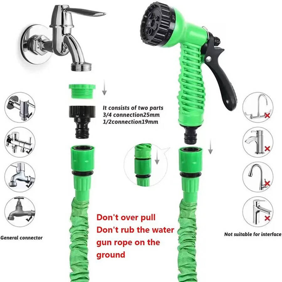 Expandable Garden Hose | Lightweight & Durable Design with 7 Spray Modes | Perfect for Effortless Watering and Cleaning 3