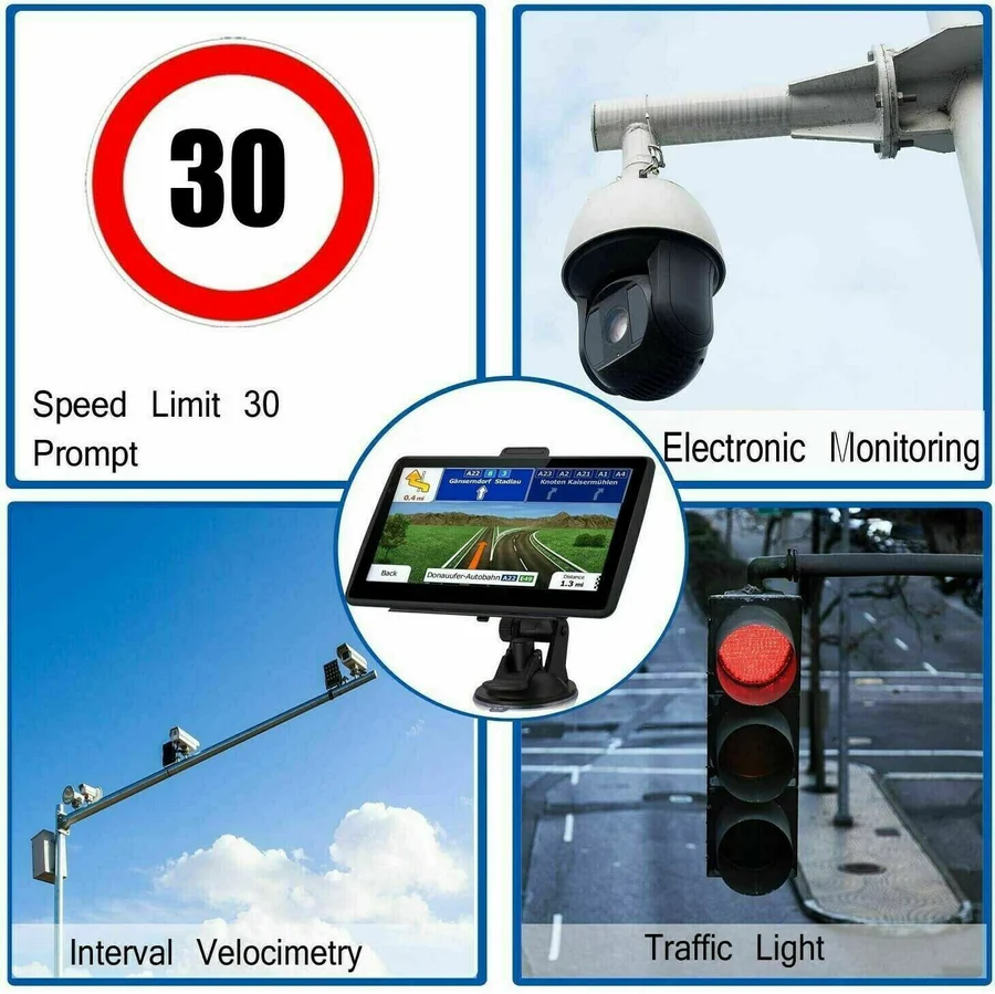 GPS Navigation System | 7-Inch Touchscreen with Lifetime Map Updates | Real-Time Voice Guidance for Confident Travel 1