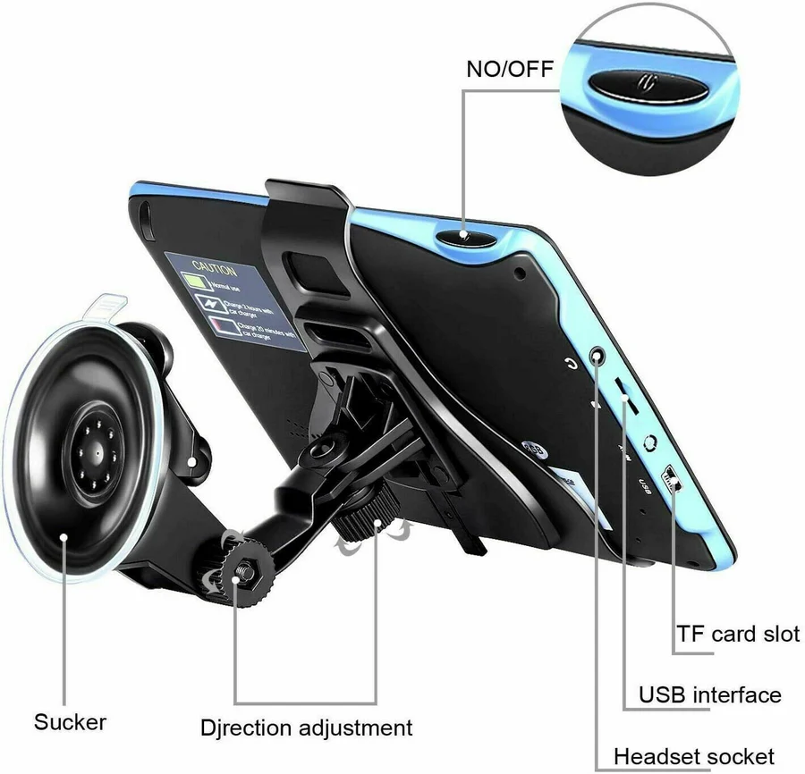 GPS Navigation System | 7-Inch Touchscreen with Lifetime Map Updates | Real-Time Voice Guidance for Confident Travel 2