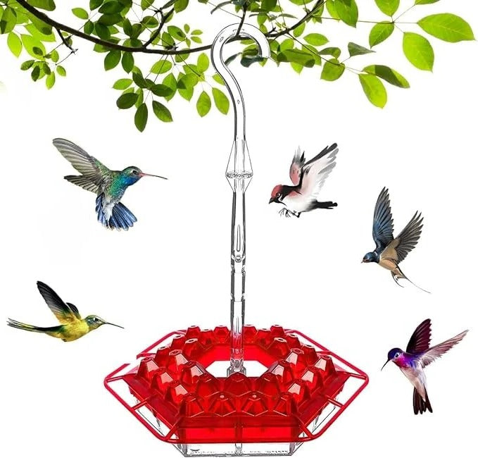 Garden Delight | Ant Proof Hummingbird Feeder with Built-in Moat | Durable Design for Pest-Free Feeding 0