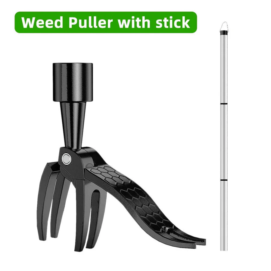 Garden Essentials | Weed Puller Tool with 4 Claw System | Ergonomic Design for Effortless Root Removal 3