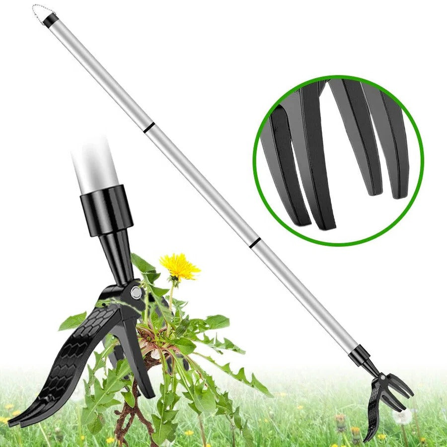 Garden Essentials | Weed Puller Tool with 4 Claw System | Ergonomic Design for Effortless Root Removal 4
