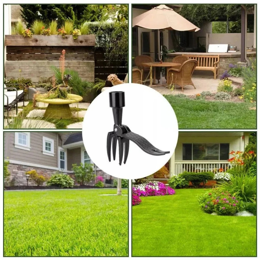 Garden Essentials | Weed Puller Tool with 4 Claw System | Ergonomic Design for Effortless Root Removal 5