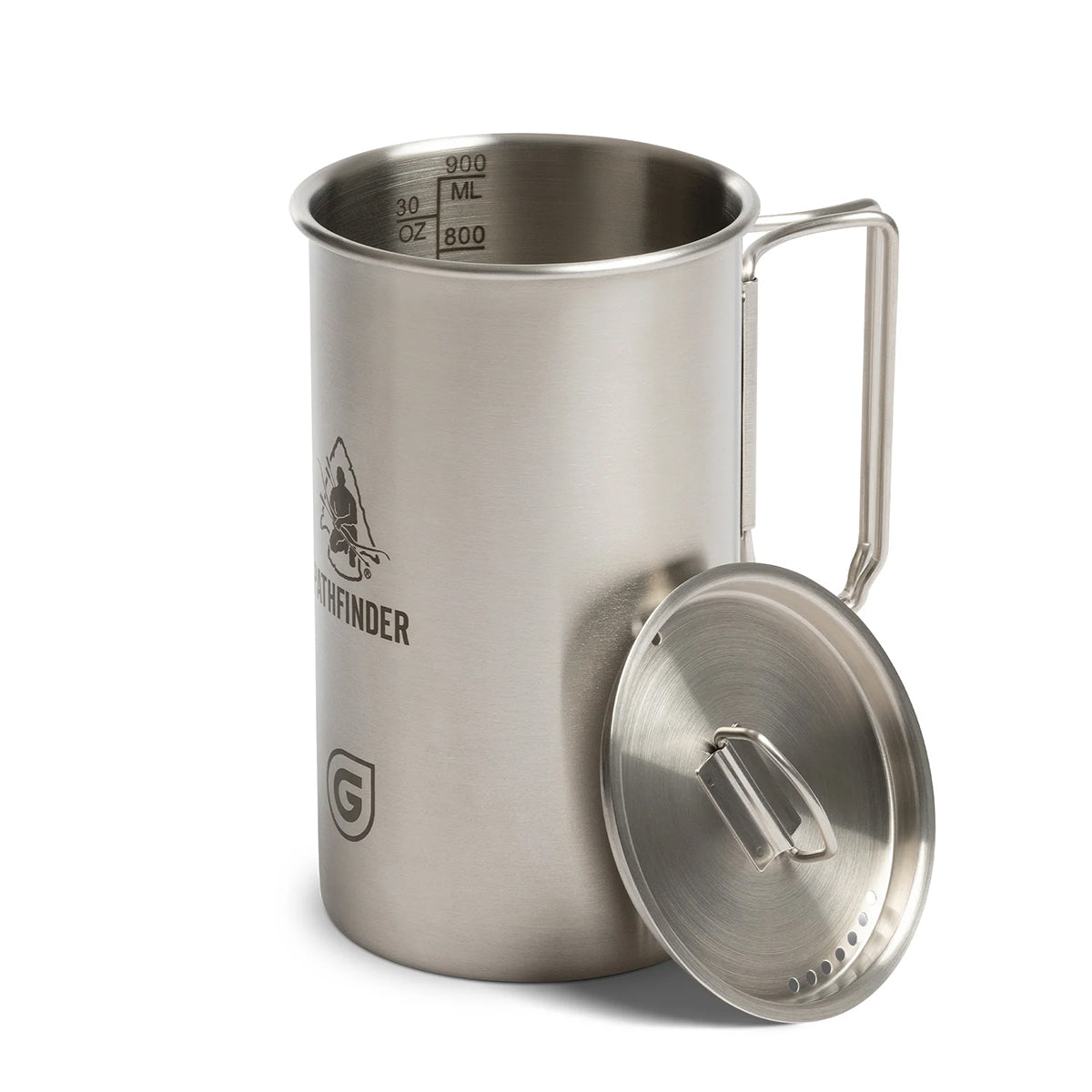 TrailPress 30oz Stainless Steel Nesting Cup with Straining Lid for Outdoor Cooking 2