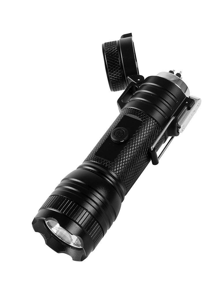 Innovative Arc Lighter & LED Flashlight Combo with Dual-Arc Plasma Ignition | Rechargeable, Windproof Lighting for Outdoor Adventures 0