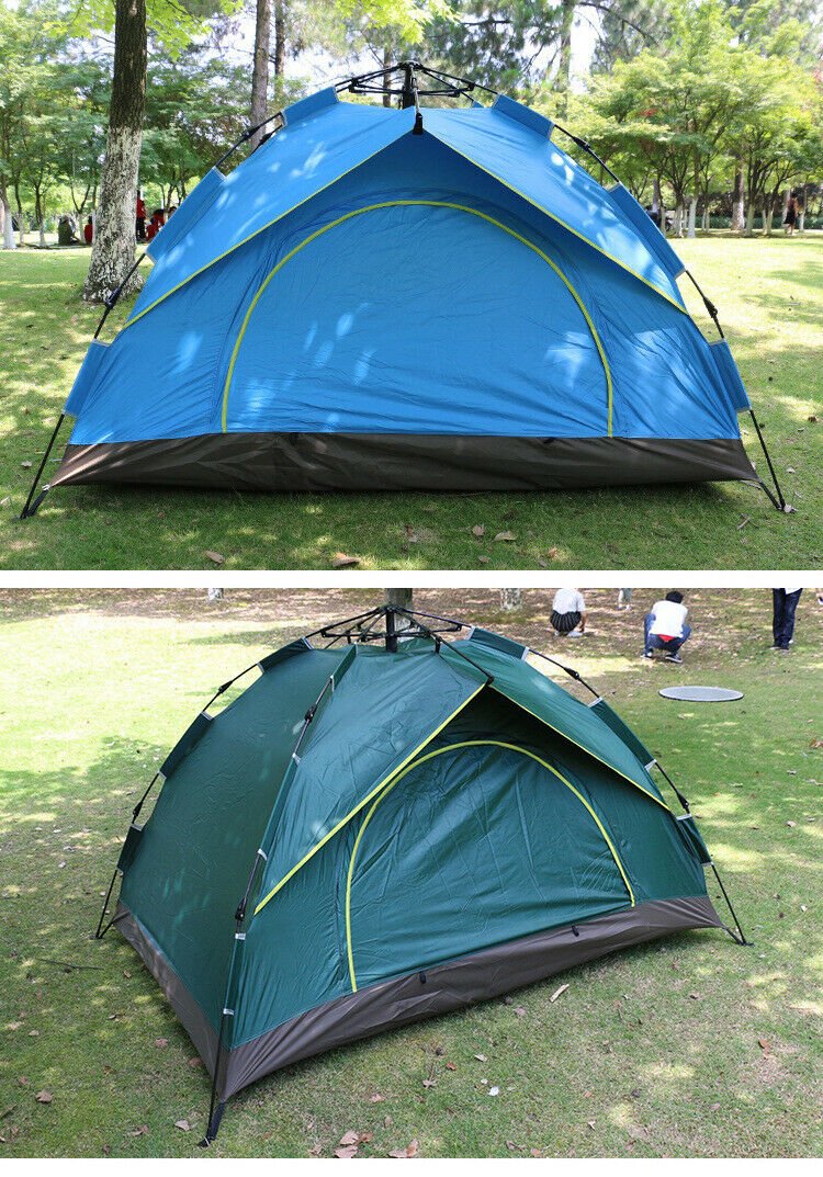 Outdoor Adventure | 2 Person Waterproof Pop-Up Camping Tent with Quick Setup | Lightweight and Compact for Easy Transport 2