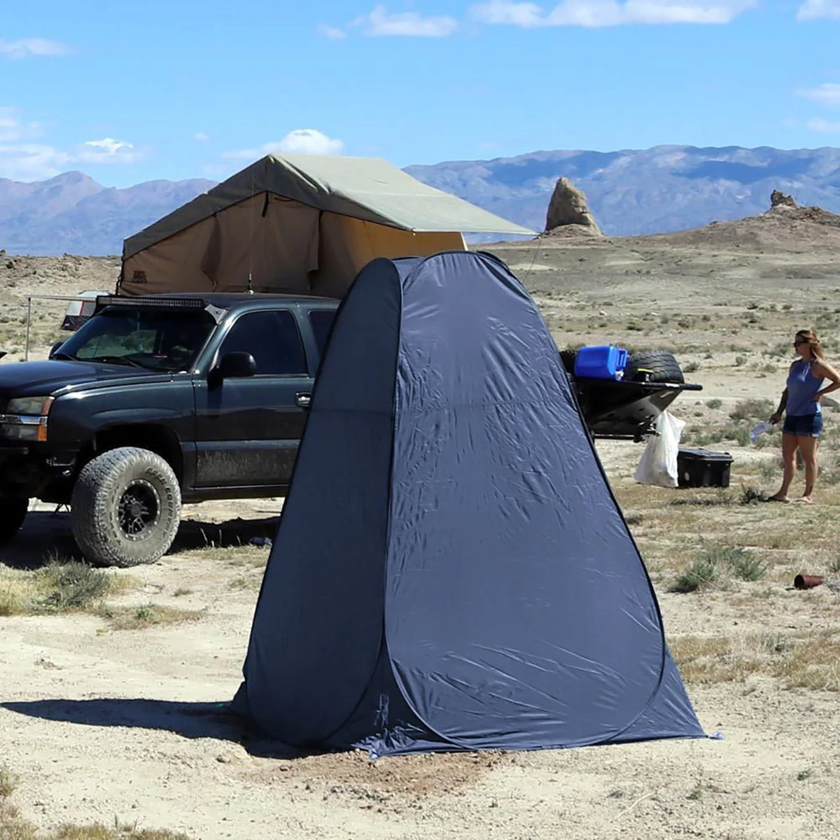 Outdoor Privacy Tent | Pop-Up Changing Room with Ventilation | Portable Shelter for Discreet Comfort 1