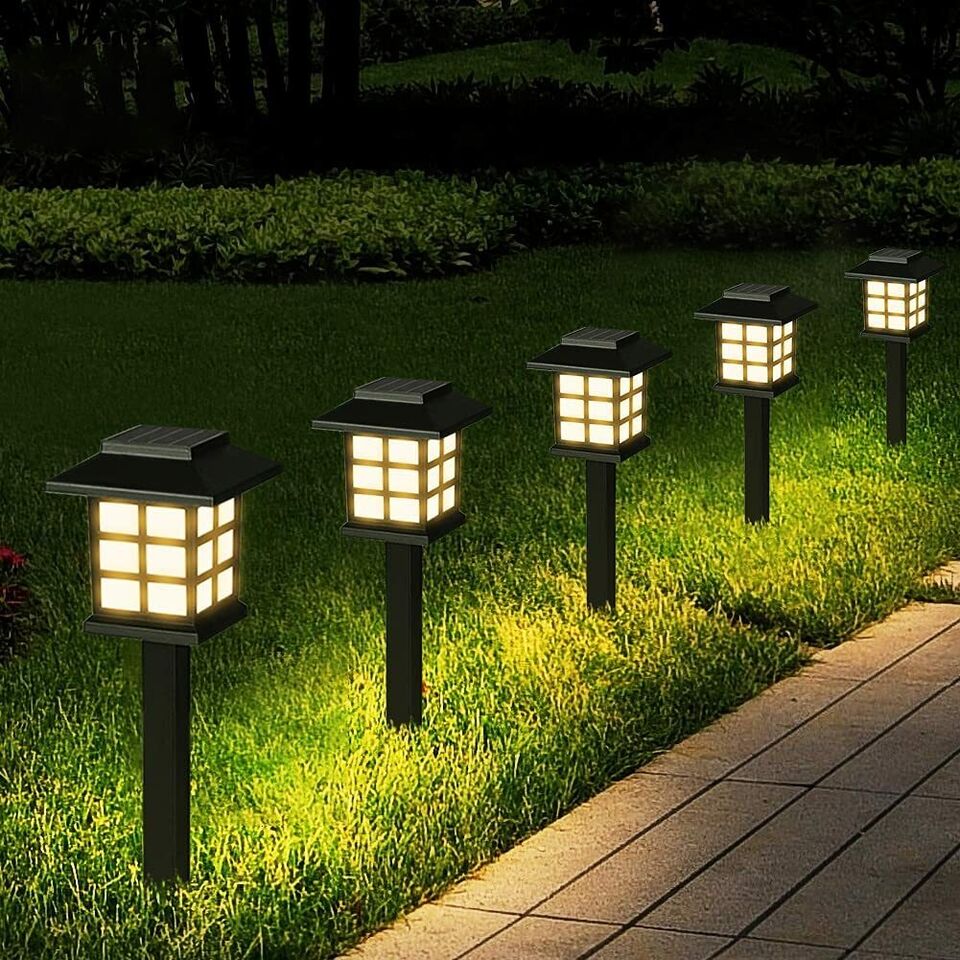 Outdoor Solar Pathway Lights | 12-Pack with Waterproof Design | Eco-Friendly Lighting for Gardens 0
