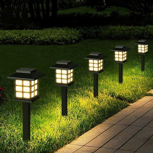 Outdoor Solar Pathway Lights | 12-Pack with Waterproof Design | Eco-Friendly Lighting for Gardens 0