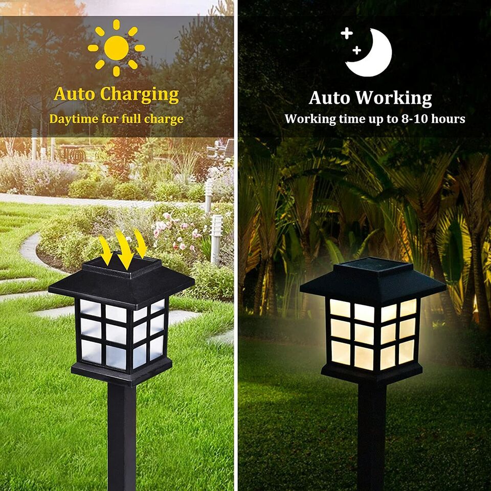 Outdoor Solar Pathway Lights | 12-Pack with Waterproof Design | Eco-Friendly Lighting for Gardens 1