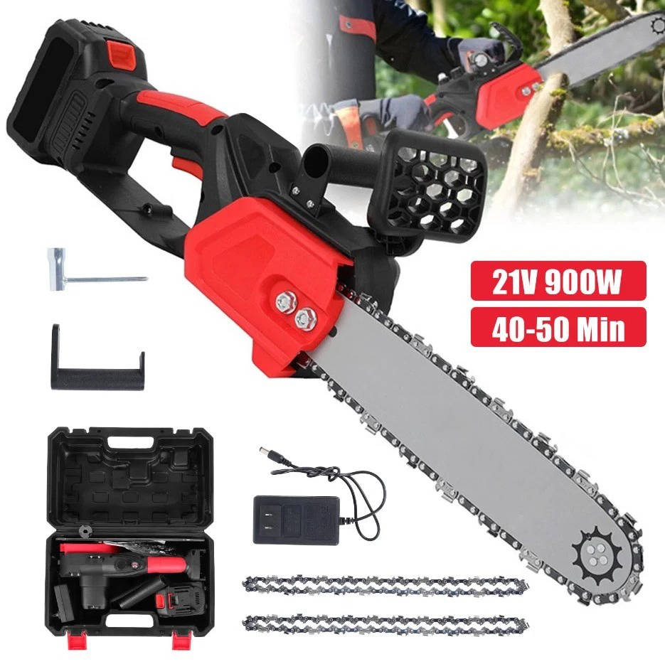 PowerCut | 12 Inch Cordless Chainsaw with Brushless Motor & Fast Charger | Lightweight Design for Effortless Cutting 2