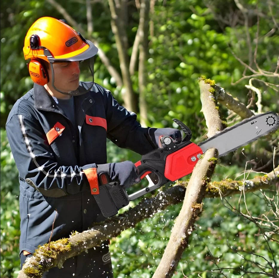 PowerCut | 12 Inch Cordless Chainsaw with Brushless Motor & Fast Charger | Lightweight Design for Effortless Cutting 4