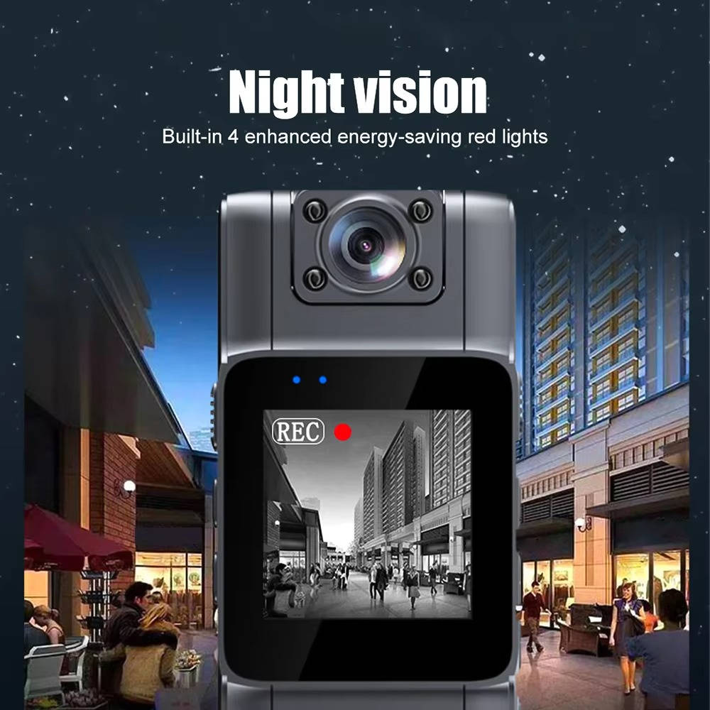 ProGuard | 180° Body Camera with Night Vision & HD Recording | Multi-Directional Capture for Comprehensive Coverage 2