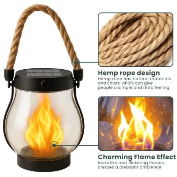 Solar Flame Lantern Alvore