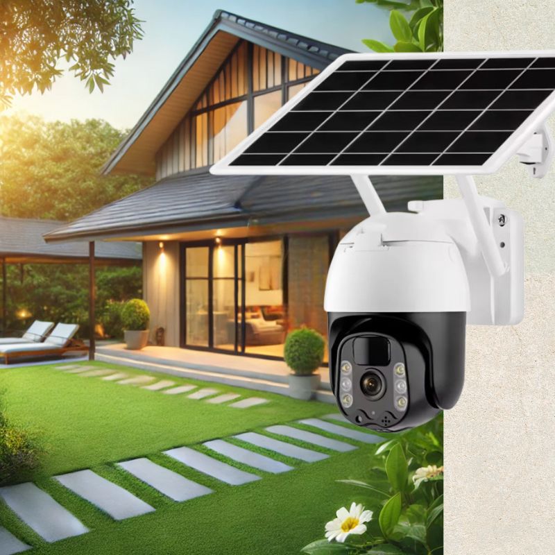 2K Solar WiFi PTZ Security Camera Alvore