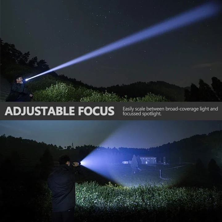 Ultimate Brightness High-Powered Rechargeable Flashlight with Telescopic Zoom 4