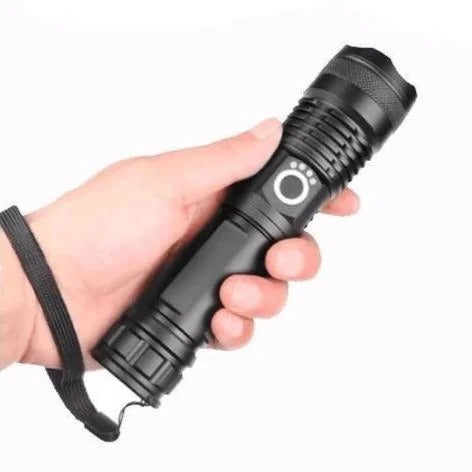 Ultimate Brightness High-Powered Rechargeable Flashlight with Telescopic Zoom 5