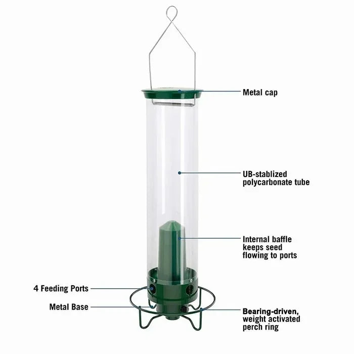 Ultimate Squirrel-Proof Bird Feeder with Weight-Activated Perch | Durable Metal Design for Backyard Birdwatching 6