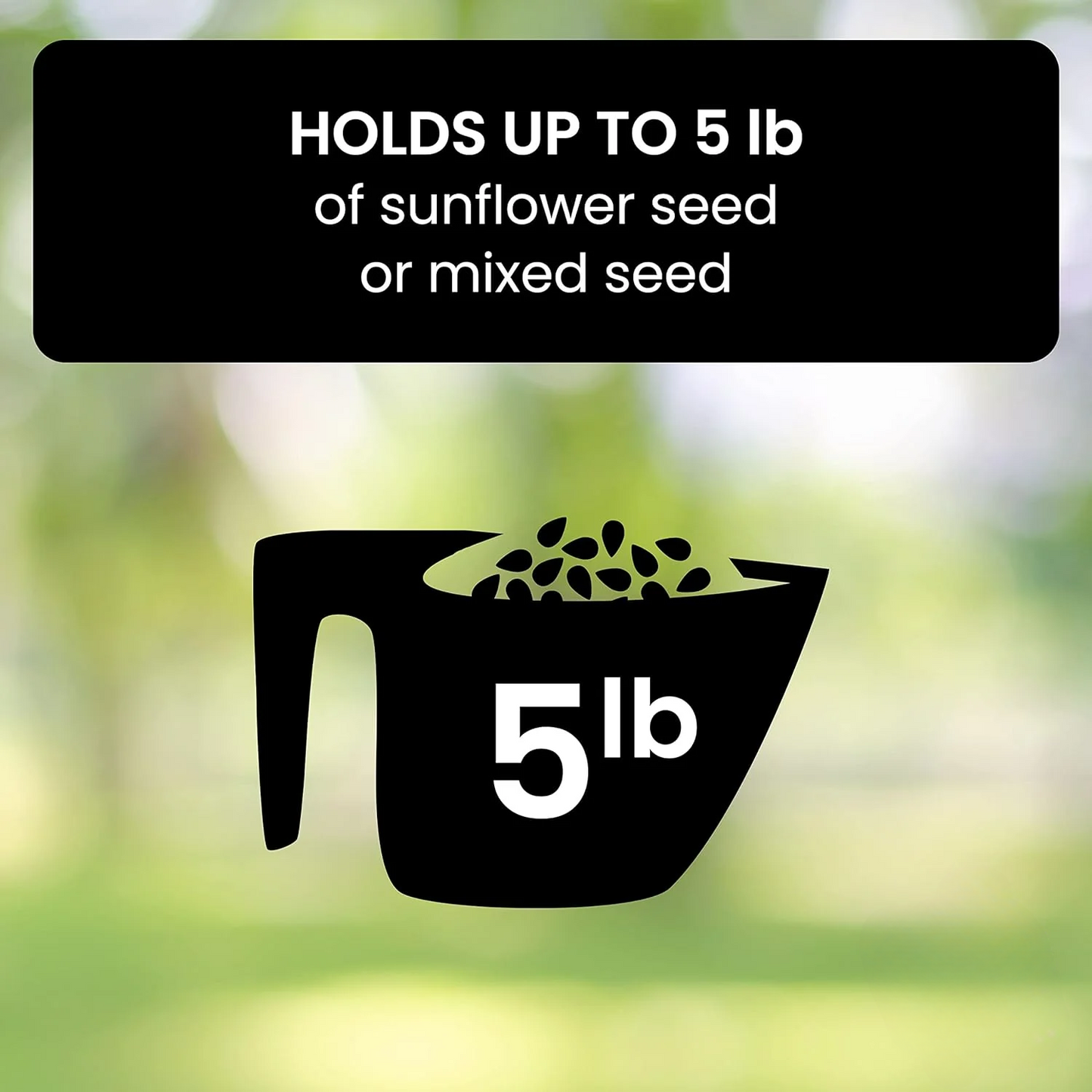 Ultimate Squirrel-Proof Bird Feeder with Weight-Activated Perch | Durable Metal Design for Backyard Birdwatching 7