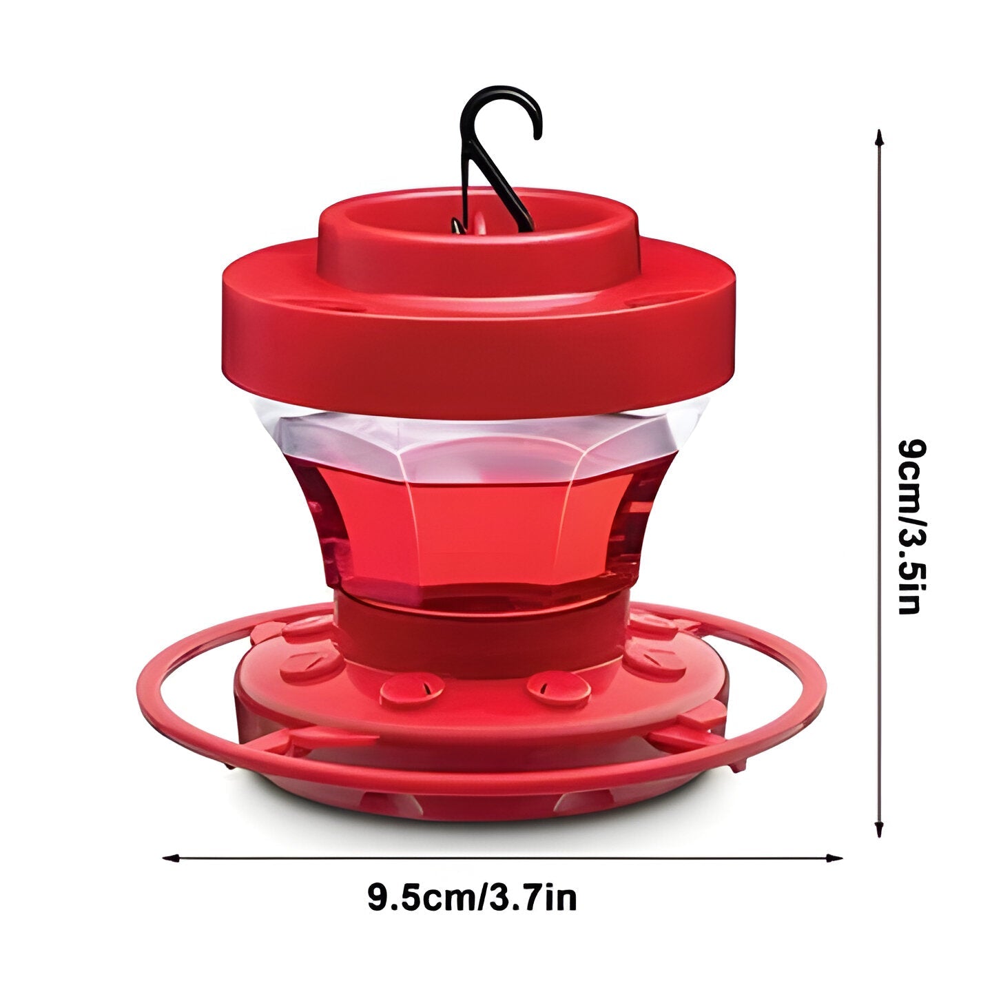 Vibrant Hummingbird Water Feeder with Bee-Proof Design & Perches | 16 oz Capacity for Attracting Hummingbirds 5