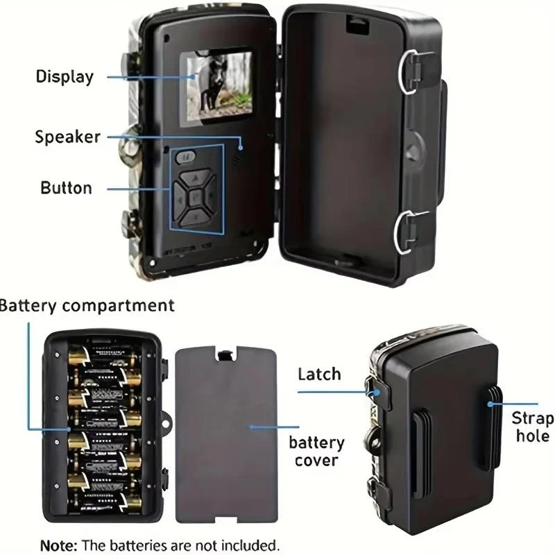 Wildlife Watcher | Night Vision Outdoor Camera with 38 Infrared LEDs | High-Definition Monitoring for Nature Enthusiasts 5