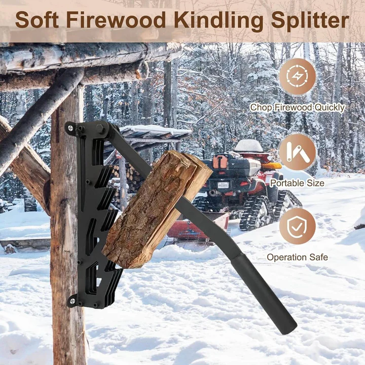 Wall Mounted Firewood Kindling Splitter Alvore