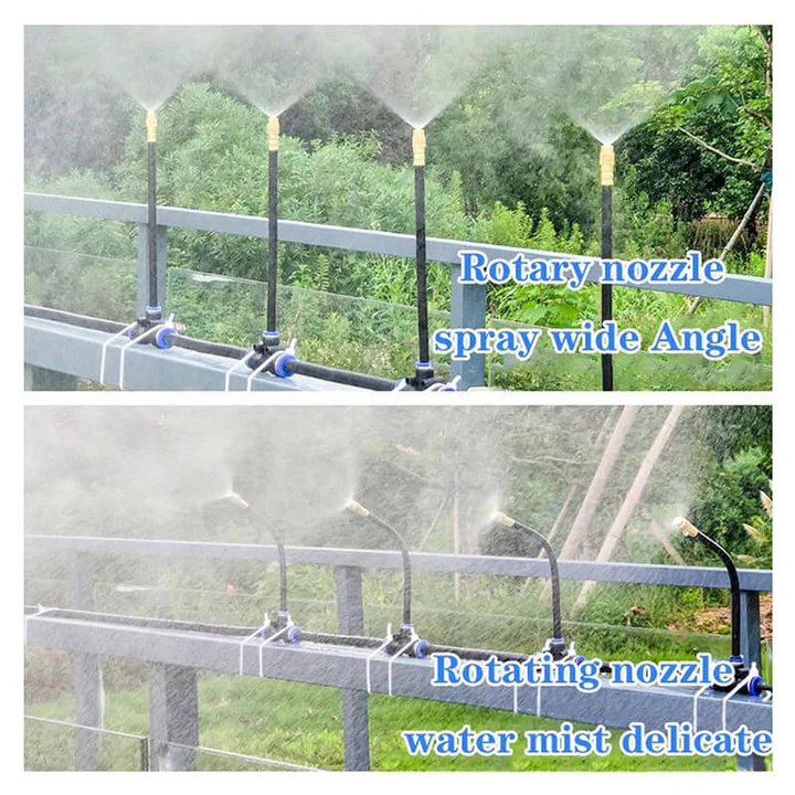 Drip Irrigation Kit with 360 degree Flexible Hose Alvore