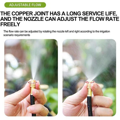 Drip Irrigation Kit with 360 degree Flexible Hose Alvore